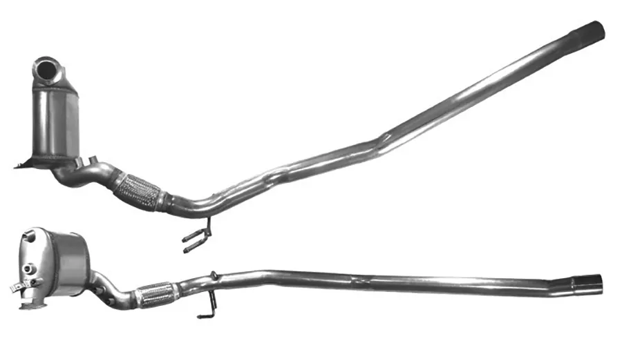 Kurum/Partikül filtresi, Egzoz sistemi