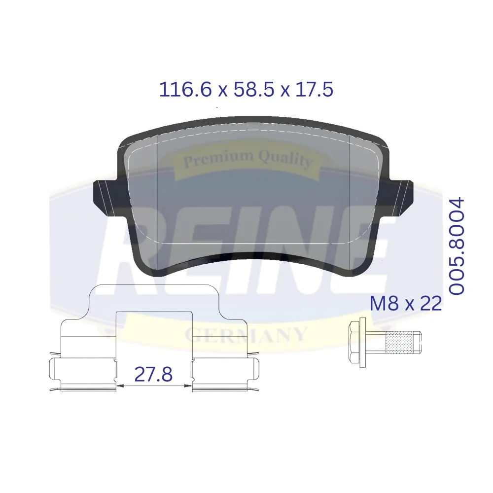 Fren balata seti, diskli fren