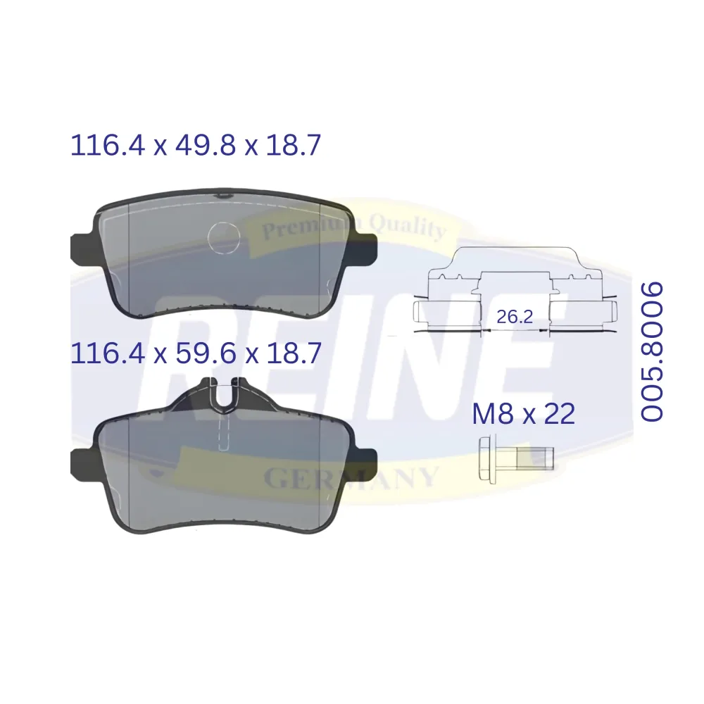 Fren balata seti, diskli fren