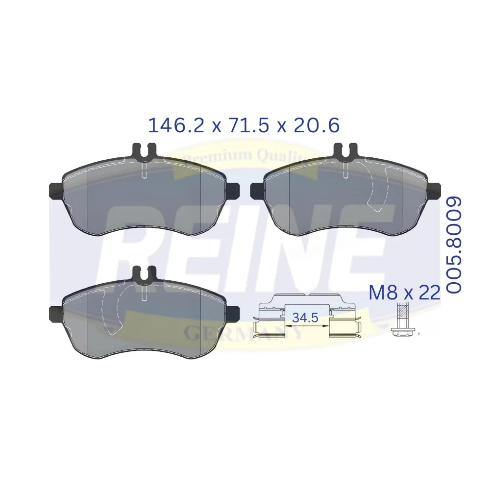 Fren balata seti, diskli fren