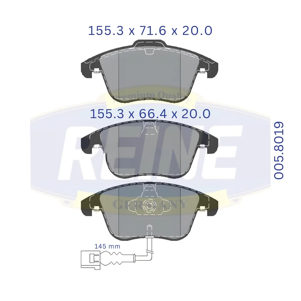 Fren balata seti, diskli fren