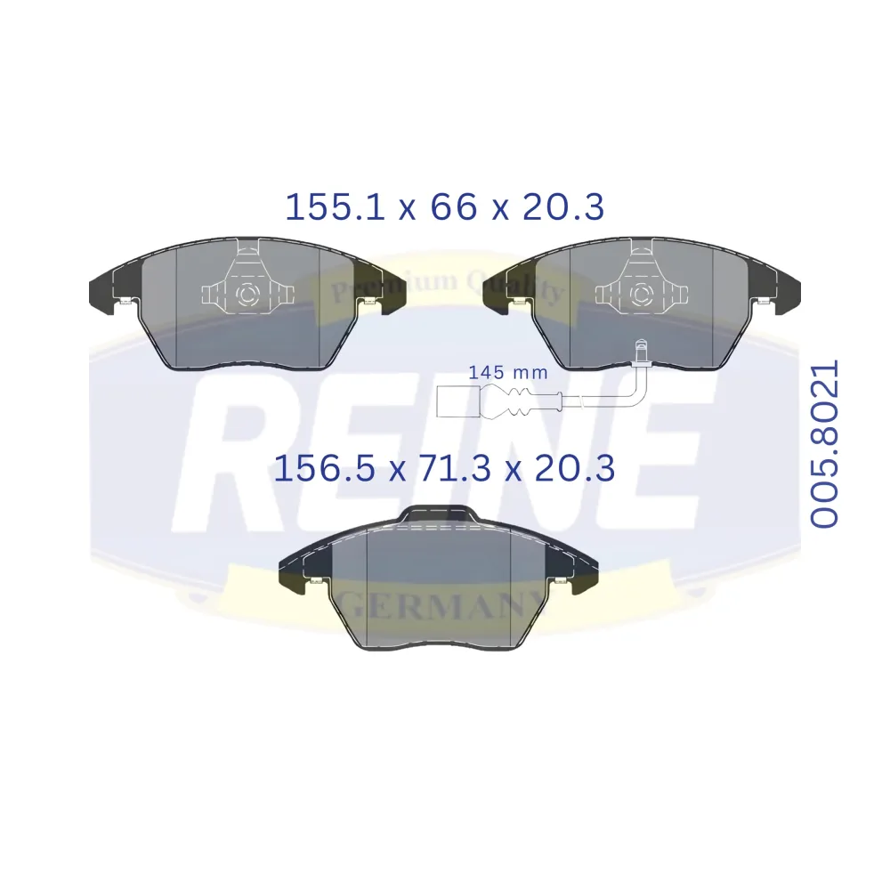 Fren balata seti, diskli fren