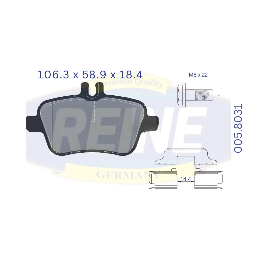 Fren balata seti, diskli fren