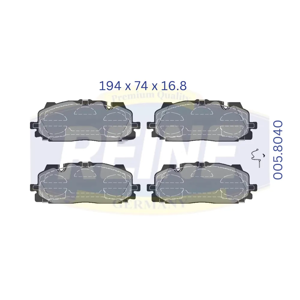 Fren balata seti, diskli fren