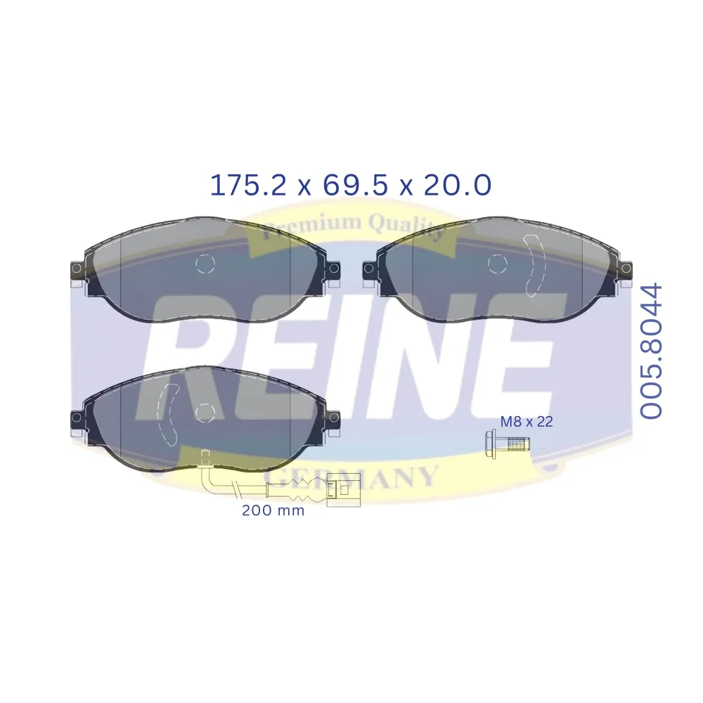 Fren balata seti, diskli fren