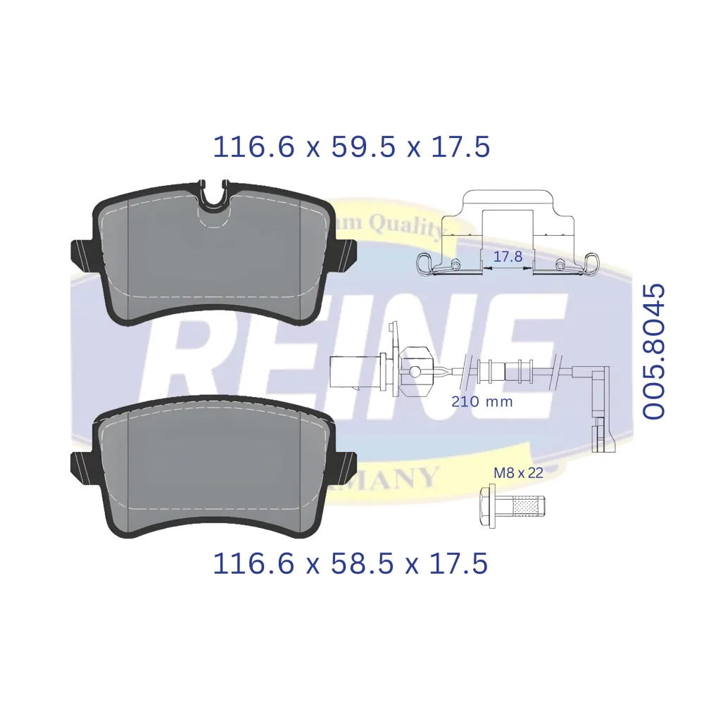 Fren balata seti, diskli fren